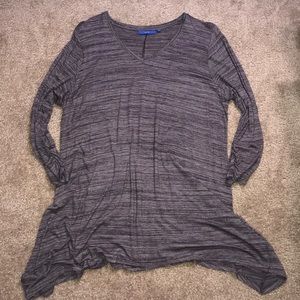 Purple tiny striped t-shirt